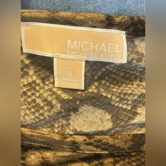 MICHAEL Michael Kors
Dress Small Green Snake Phython Jersey Knit Long
Sleeve - Picture 9 of 10